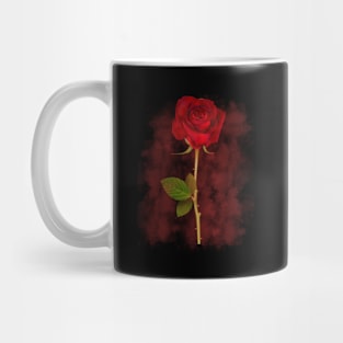 rose in smoke Mug